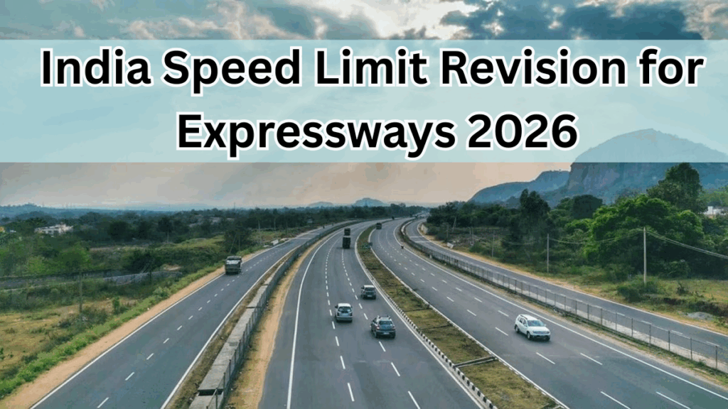 India Speed Limit Revision for Expressways 2026 – New Rules & Fine Details