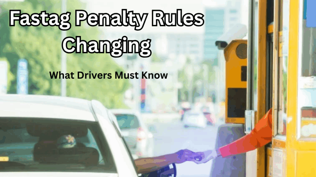 Fastag Penalty Rules Changing in August 2025 – What Drivers Must Know